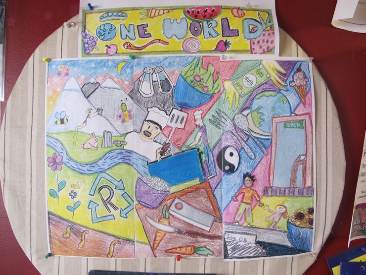 One World Café Project Sketch