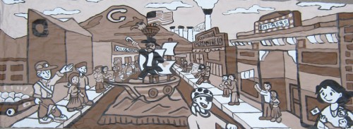Magna parade mural